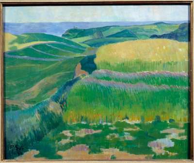 Paul Serusier (1863-1927) 1890 Brest, Güzel Sanatlar Müzesi Pouldu Tablosunda buğday yeşil by Paul Sérusier