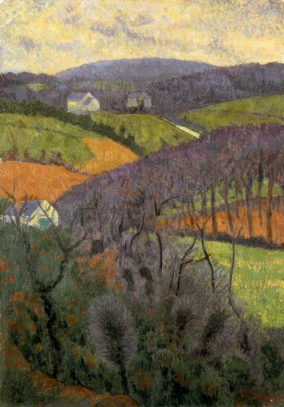 P.Sérusier, La vallée leylak rengi / Gemälde, 1917 by Paul Sérusier