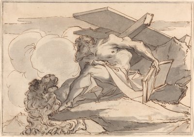 Vahşi Doğada Aziz Jerome by Paul Troger