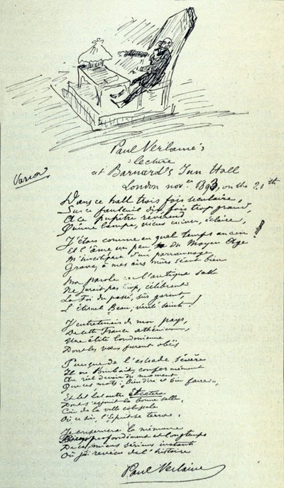 Fransız şair Paul Verlaine