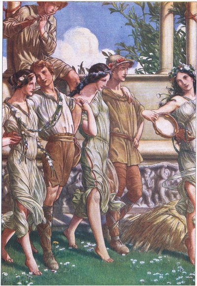 Juno, Ceres ve perilerin ve Orakçının Maskesi, Fırtına