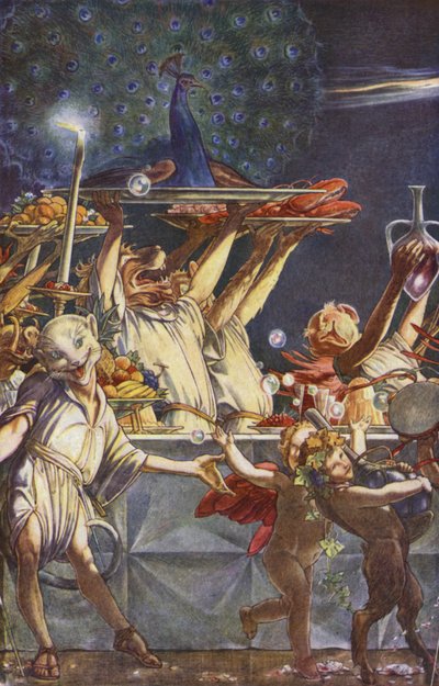 Fırtına, William Shakespeare, III. Perde, Sahne 3 (renkli taş) by Paul Vincent Woodroffe