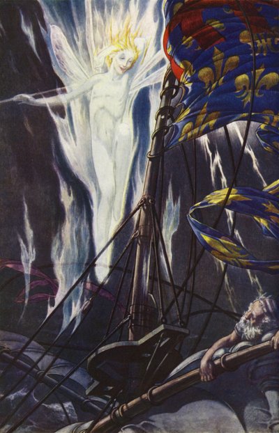 Fırtına, William Shakespeare, I. Perde, 2. Sahne (renkli taş) by Paul Vincent Woodroffe