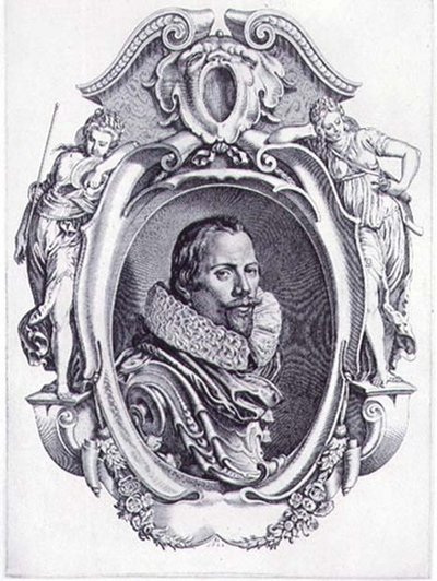 Simon de Passe (1595-1647) 1622 tarafından oyulmuş Otoportre (gravür) by Paul van (after) Somer