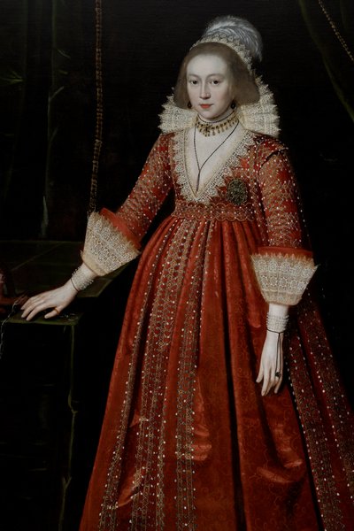 Bohemya Kraliçesi Elizabeth "Kış Kraliçesi" (1596-1662) by Paul van Somer