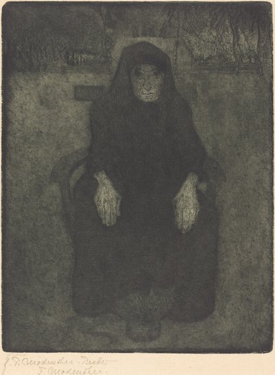 Yaşlı kadın by Paula Modersohn Becker