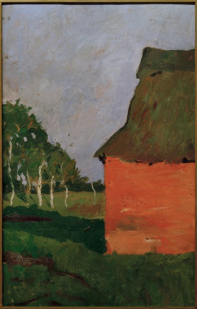 kırmızı Ev by Paula Modersohn Becker