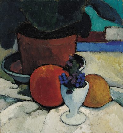 Bitkili ve Yumurtalıklı Natürmort, c. 1905. by Paula Modersohn Becker