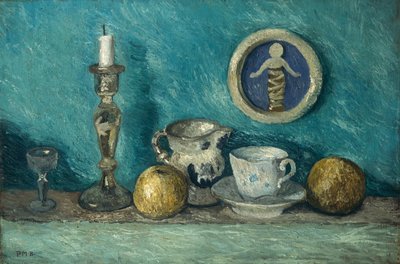 Della Robbia Putto ile Natürmort, c. 1905. by Paula Modersohn Becker