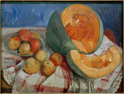 Bir balkabağı ile natürmort by Paula Modersohn Becker