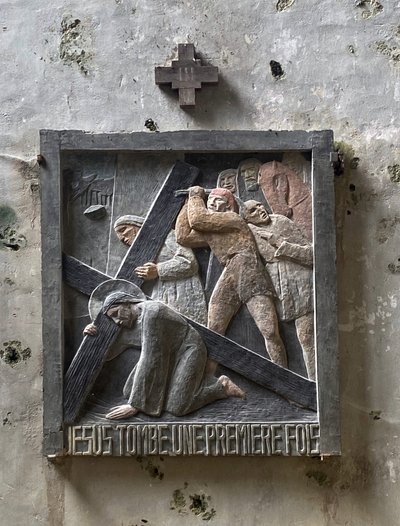Haç Yolu, Saint-Mandet Kilisesi, Ferriere-sur-Larçon 1931 by Paule Richon