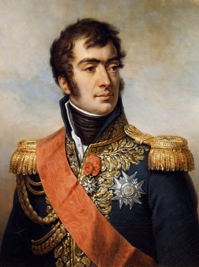 Auguste Frederic Louis Viesse de Marmont'un Portresi by Paulin Jean Baptiste Guerin