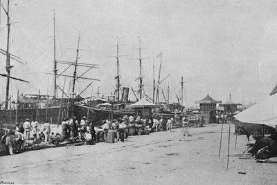 Os Que de Santos, Santos Rıhtımı, 1895 by Paulo Kowalsky