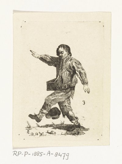 koşan adam by Paulus Charles Gerard Poelman