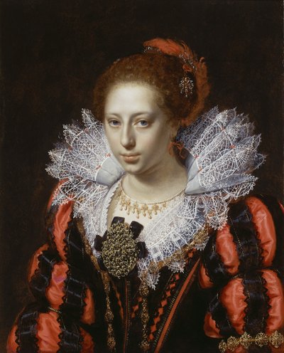Genç Bir Hanımın Portresi, c.1620 by Paulus Moreelse