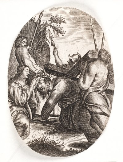 Haç taşıyan İsa by Paulus Pontius