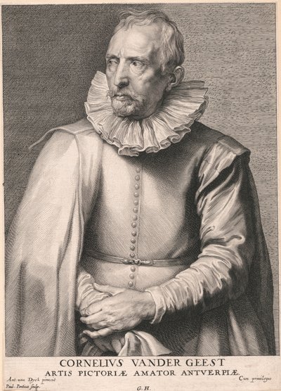 Cornelius Vander Geest, Anvers'te Resim Sanatı Aşığı by Paulus Pontius