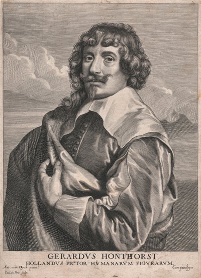 Gerardus Honthorst, Hollandalı İnsan Figürleri Ressamı by Paulus Pontius