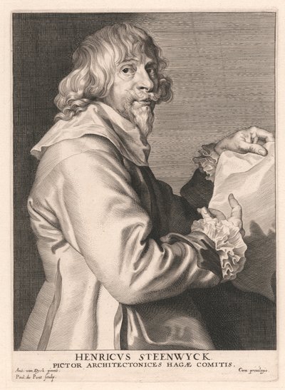 Henricus Steenwyck, Lahey Kontu Mimari Ressamı by Paulus Pontius