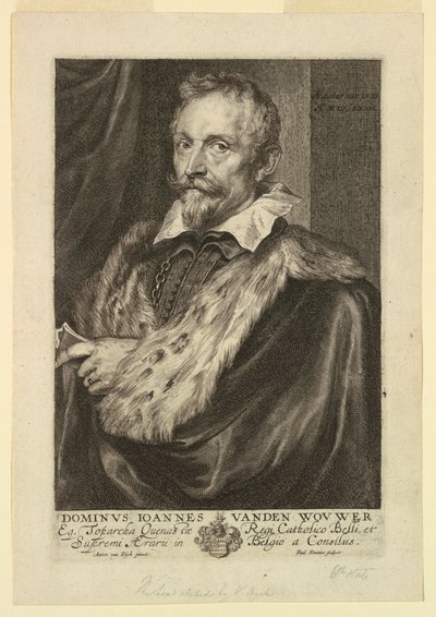 Önde gelen erkeklerin ikonlarından Jan van der Wouwer