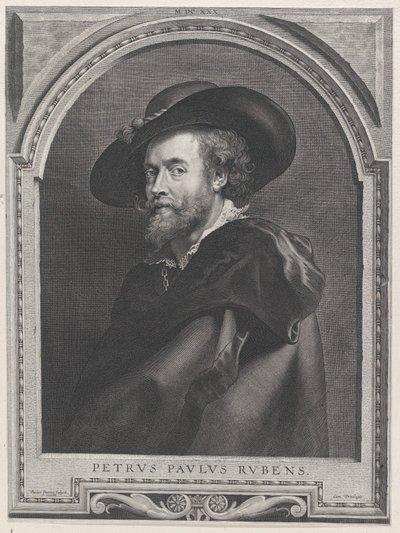 46 yaşındaki Peter Paul Rubens'in portresi, 1630., 1630. by Paulus Pontius