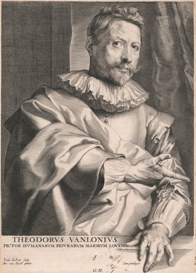 Theodore van Lonius, İnsan Figürleri Ressamı Louvain Binbaşıları by Paulus Pontius