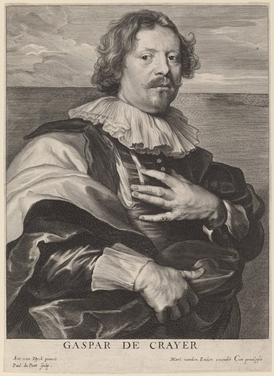 Gaspar de Craer by Paulus Pontius after Sir Anthony van Dyck
