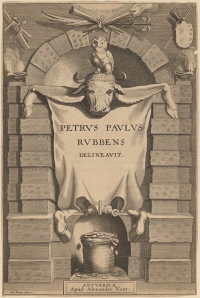 Baş sayfa by Paulus Pontius after Sir Peter Paul Rubens