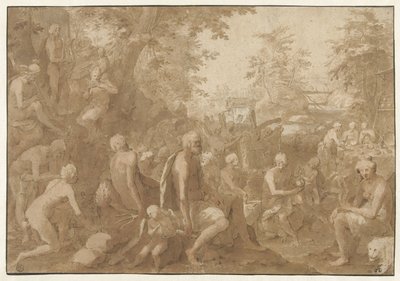 Tanrıların Ziyafeti Godenmaaltijd by Paulus Willemsz. van Vianen
