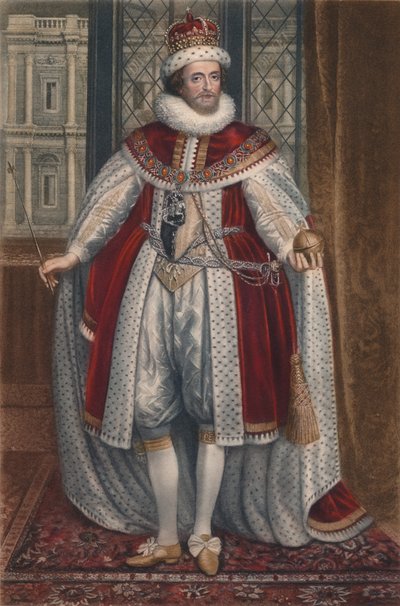 İngiltere Kralı I. James ve VI. İskoçya, 1620, 1904 by Paulus van Somer