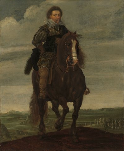 Prens Frederik Hendrik At Sırtında by Pauwels I van Hillegaert