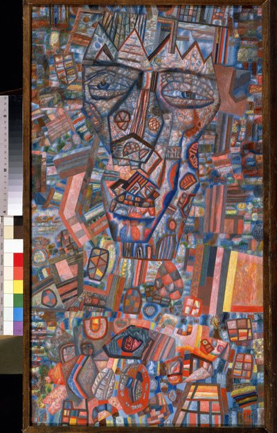 ""Emperyalizmin Formülü"" (Emperyalizmin Formülü) Tablosu Pavel Nikolayevich Filonov (1883-1941) 1925 Devlet Rus Müzesi, Saint Petersburg by Pawel Nikolajewitsch Filonow