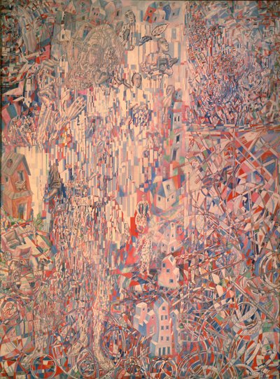 Petrograd Proletaryasının Formülü, 1920-1921 by Pavel Nikolayevich Filonov