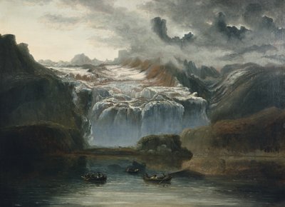 Jostedals buzulu (tuval üzerine yağlı boya) by Peder Balke
