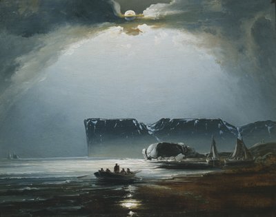 Kuzey Burnu (tuval üzerine yağlı boya) by Peder Balke