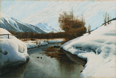 La Punt yakınlarında, Engadine Vadisi