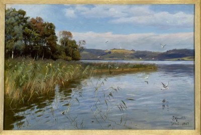 gölde yaz günü by Peder Monsted