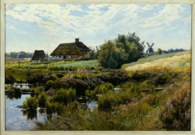 Ülkede yaz günü by Peder Monsted