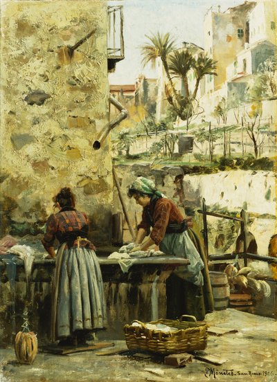 Çamaşırcı Kadınlar by Peder Monsted