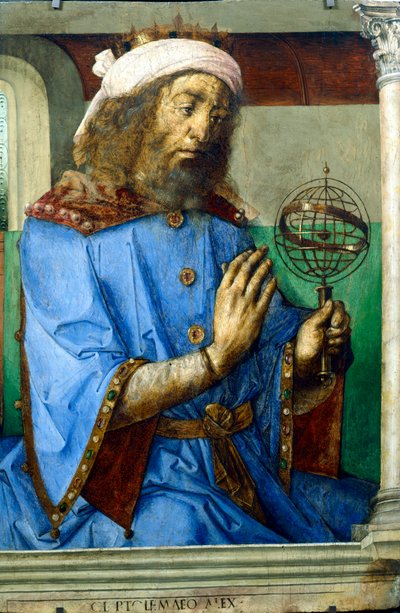 Ptolemy, İskenderiyeli Yunan astronom ve coğrafyacı, 15. yüzyılın sonlarında by Pedro Berruguete