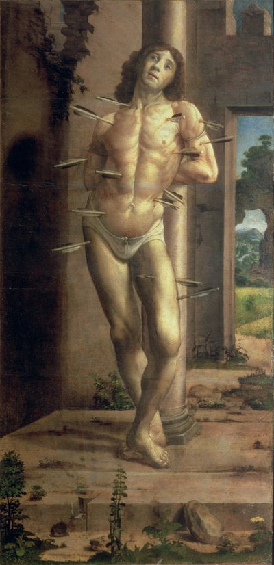 Aziz Sebastian (panel) by Pedro Berruguete