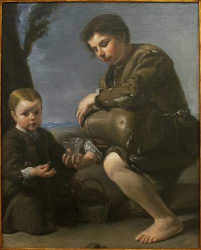 Şarap satıcısı. Pedro Nunez de Villavicencio (yaklaşık 1640-yaklaşık 1698), tuval üzerine yağlı boya, yaklaşık 1685. Sevilla, İspanya Güzel Sanatlar Müzesi. by Pedro Nunez de Villavicenzio