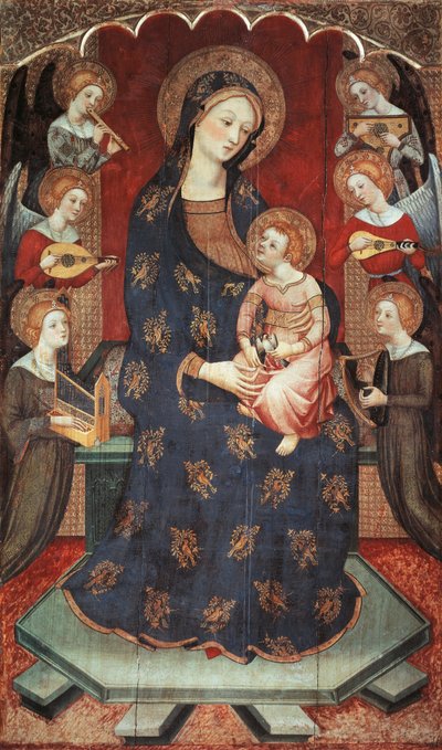 Madonna ve Child with Angels müzik çalıyor by Pedro Serra