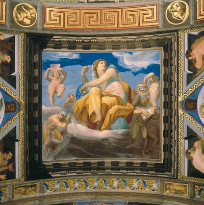 Astrolojinin kişileştirilmesi, Fresk 7 liberal sanat serisinin bir parçasını oluşturur by Pellegrino Tibaldi