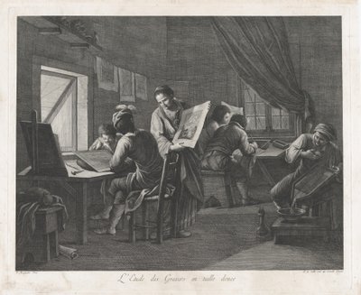 Baskıresim Atölyesi, 1750-1800., 1750-1800. by Pellegrino dal Colle