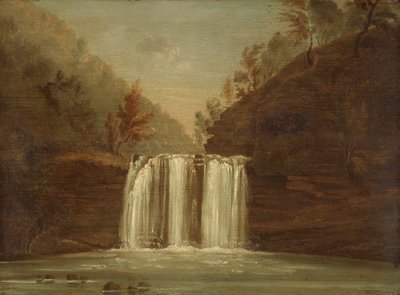 Sgwd yr Eira, Neath Vadisi, 1819. by Penry Williams