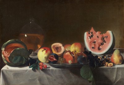 Meyve ve Sürahi ile Natürmort, c. 16101620. by Pensionante del Saraceni