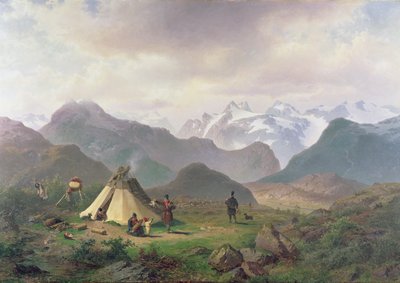 Kvikkjokk'tan Motif, 1862 by Per Daniel Holm