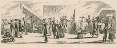 Bartholomew Fuarı, Londra: Fuardan önceki Pazar, Greenwich by Percy Cruikshank