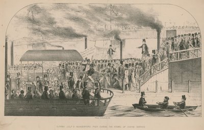 ಹಂಗರ್ಫೋರ್ಡ್ ಪಿಯರ್ ಡಿವೈನ್ ಸರ್ವಿಸ್ ಟರ್ಕ್ ಸಮಯದಲ್ಲಿ by Percy Cruikshank